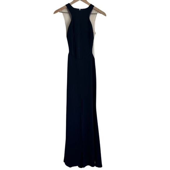 Aida Mattox Navy Blue Gown 0 - Picture 1 of 13